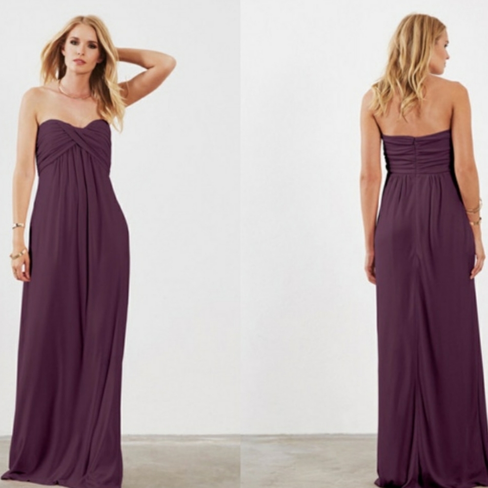 New W/ Tags Plum Perfect Sz L Dove & Dahlia Maxi